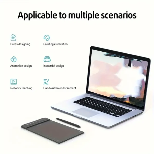 Digital Tablet Drawing Tablet - Thin, Convenient, Compatible with Mobile & Computer for Hand-drawn Art, Online Courses, and More